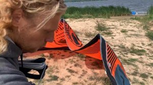 Т-образное соединение кайтовых строп /субтитры/