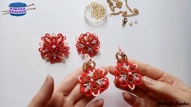 Комплект колье браслет серьги из броши фриволите анкарс мастер класс tatting ankars frivolite смотреть онлайн
