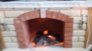 Угловой камин и очаг из гипсокартона своими руками 2ч. (окончание видеоролика)