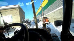 Начинаем понемногу работать! Трактор чистит снег. Экскаватор погрузчик JCB 3CX. Будни тракториста