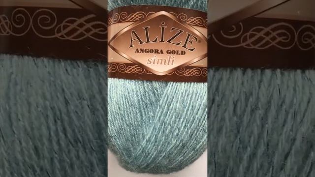 Подробный обзор пряжи Alize Simli Angora Gold(с люрексом) №114 Мята