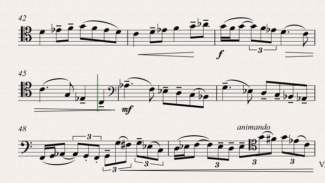 Bozza, Eugène : Hommage à Bach for Trombone and Piano (piano accompaniment ) смотреть онлайн