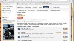 Настройка сервера cs 1.6 на хостинге myarena