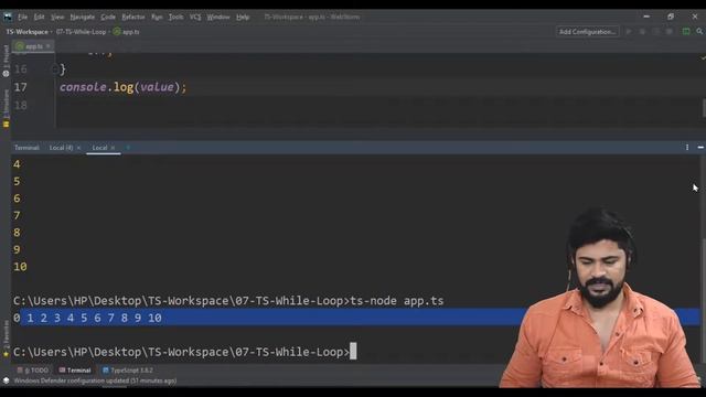12 While Loop in TypeScript | UiBrains | NAVEEN SAGGAM | Comeplete TypeScript Tutorial