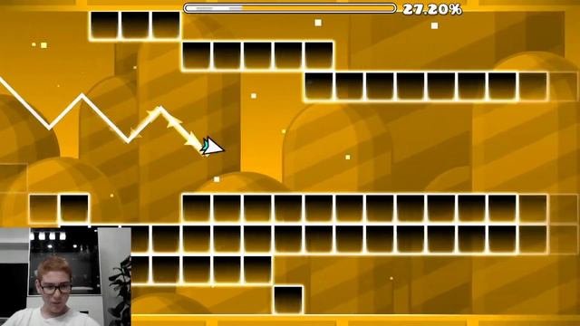 Мой самый первый уровень в  Geometry Dash! #gd #geometrydash