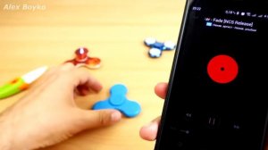 Спиннер с Блютус Колонкой с Алиэкспресс! Spinner LED Bluetooth Speaker