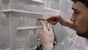 Барельеф горного аула "Кахиб". Барельеф своими руками. Архитектура,дома, руины