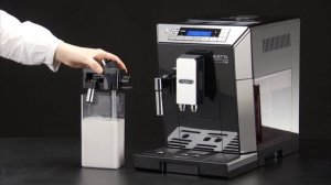 How to fill and attach the milk container on your De'Longhi Eletta Cappuccino ECAM 45.760