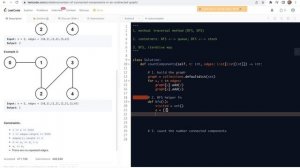 Leetcode 323. Number of Connected Components in an Undirected Graph - traversal algorithms