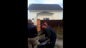 Пьяные сельские драки. Дикий мужчина