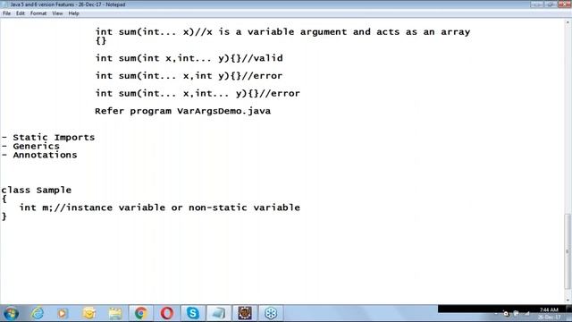 Core Java Tutorial for Beginners |Session -  20 | Java 5 Version | Java 6 version features