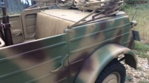 Volkswagen Kübelwagen Typ 82  1943 + Mauser K98 Walk around - Кюбельваген 82 - キューベルワーゲンのタイプ82