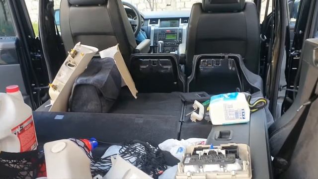 Снятие и ремонт потолка на Range Rovet Sport L320.