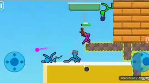 играю с другом в Supreme Duelist Stickman