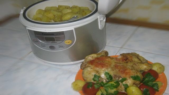 Курица гриль в мультиварке