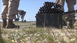 Из крупнокалиберного пулемета М2 по танкам  Морская пехота на полигоне