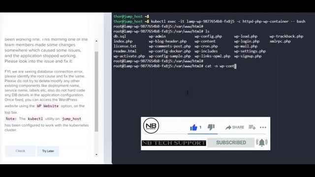 Fix Database issue in K8s Application смотреть онлайн