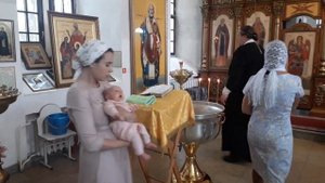 Крещение младенцев Веры и Елены, 28 июля 2022г