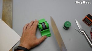 Заточка ножа за 1 мин. | Приспособление для заточки ножей своими руками с Алиэкспресс.