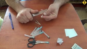 Самодельный дротик из шприца