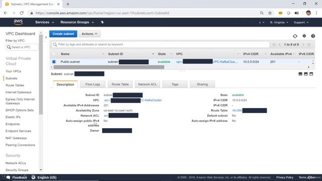 2 AWS MSK - Create a network for hosting brokers смотреть онлайн
