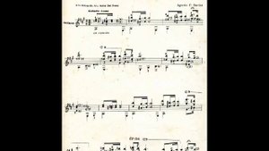 Barrios, Agustin P. - Humoresque Classical Guitar
