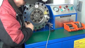 Станок РВД. Обжимной станок РВД МК90 PRO. Станок для изготовления РВД.