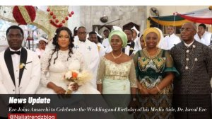 Eze Joins Amaechi to Celebrate the Wedding and Birthday of his Media Aide, Dr. Isreal Eze