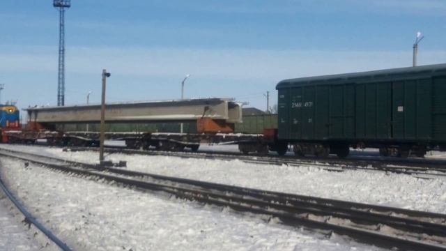Перевозка железобетонной балки 33 метра | I-TRANS |