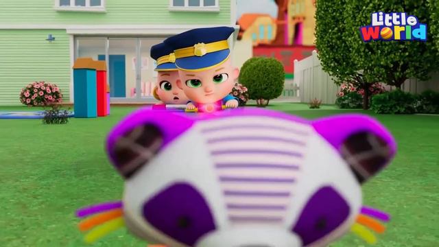 Fireman, Fire Truck Song | Kids Songs & Nursery Rhymes by Little World