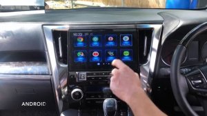 Toyota Alphard (Alpine EX-11) - Android based Fm Conversion module with CarPlay