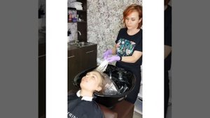 Окрашивание красителем CUTRIN AURORA