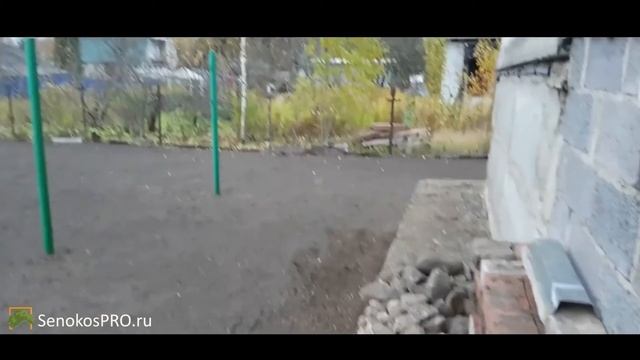 Расчистка территории участка - до и после