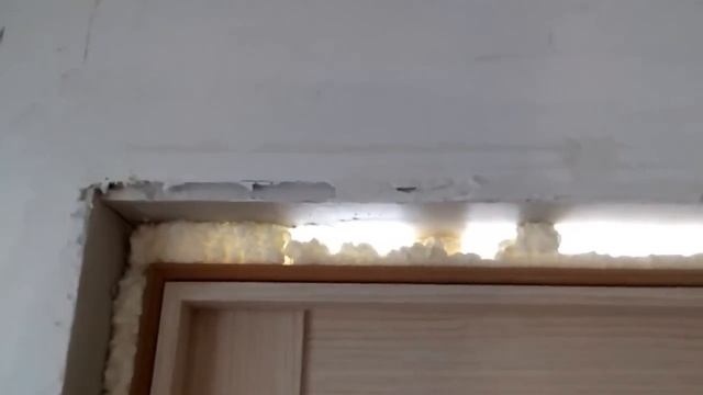 Способ запенивания дверного блока без распорок. смотреть онлайн