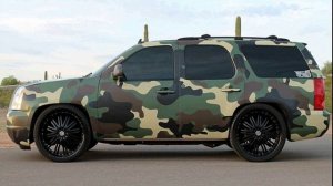 Виниловая камуфляжная пленка на Автомобиль и мотоцикл