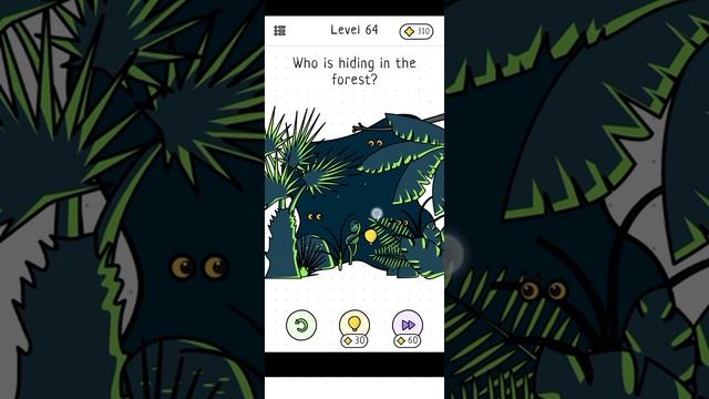 Hit The Brain Level 74 Who is hiding in the forest - Gameplay Solution Walkthrough