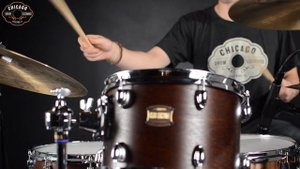 Yamaha Club Custom 4pc Kit Dark Wood | Chicago Drum Exchange Demo