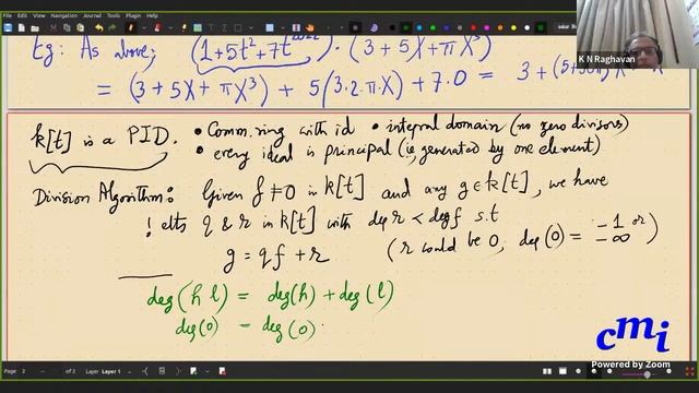 Prof. K.N. Raghavan- Lecture-1 смотреть онлайн