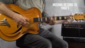 Musima Record 15 Archtop Guitar 1960s Made in Germany