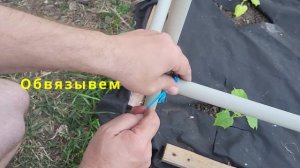 Шпалера из PP-R трубы. Установка! ?