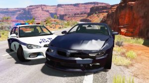 Beamng drive - полицейская погоня 17 | HITGAMEZ