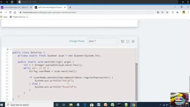 23:Valid Username Regular Expression || Hackerrank java solutions смотреть онлайн