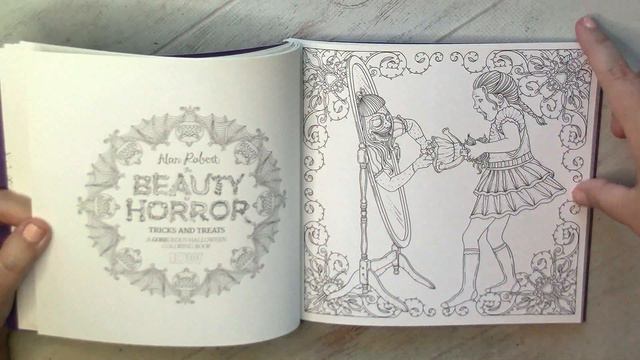 The Beauty of Horror: Tricks and Treats Halloween #Coloring Book by A.Robert / Flip through смотреть онлайн