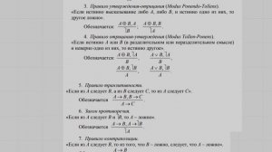 Основные схемы логически правильных рассуждений в логике