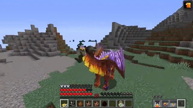 обзор мода Dragon Survival (не полная версия) смотреть онлайн