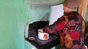 Готовим на деревенской печи