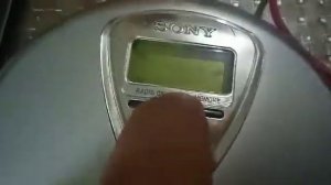 Teste Discman Sony D-NF 400 com cd e rádio AM e FM