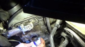 Удаляем остатки промывки лайма и герметика из системы охлаждения мотора 2016г