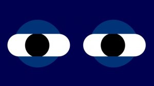 Анимация моргающих глаз