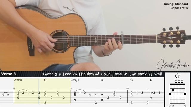 (FREE TAB) It’s Beginning to Look a Lot Like Christmas - Gawr Gura | Fingerstyle Guitar смотреть онлайн